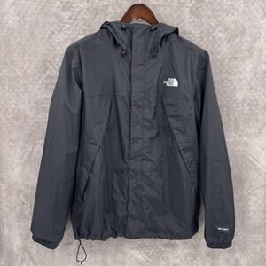 The North Face DryVent Jacket Mens Large Gray Hooded Rain Windbreaker NF0A7UJP